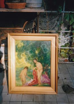  Gyügyei Nagy, Zsigmond - Bathing Women, oil on canvas, Signed lower right: S. De Nagy, Photo: Tamás Kieselbach